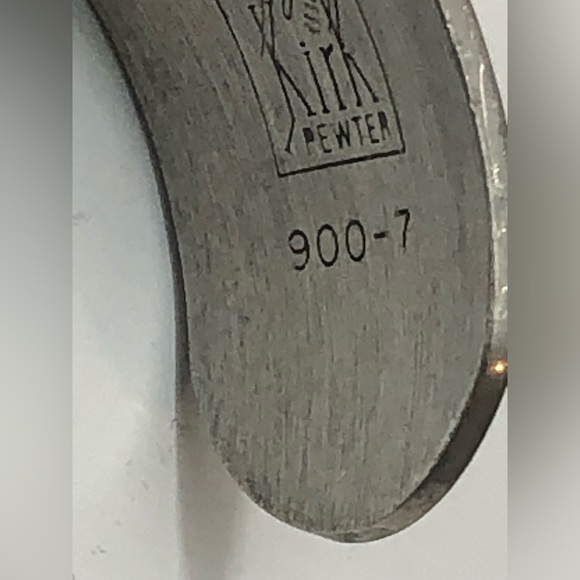 Vintage Kirk pewter cuff bracelet - Picture 7 of 9